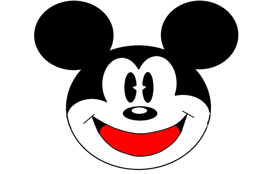 clip art mickey mouse face - photo #13