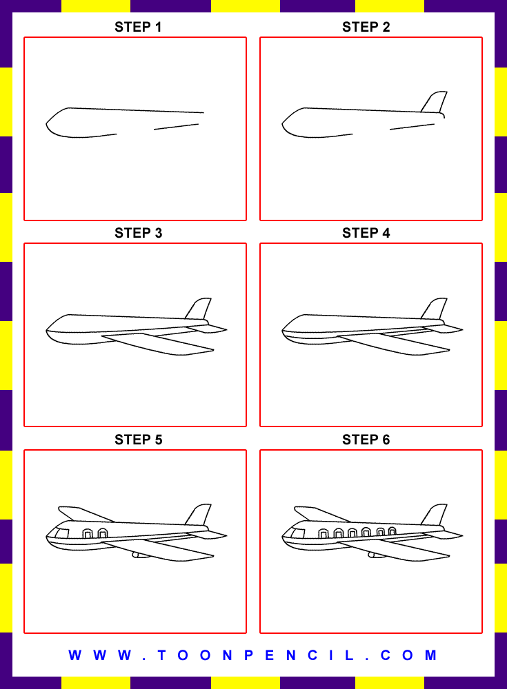 How to draw a simple airplane step by step cssrewa