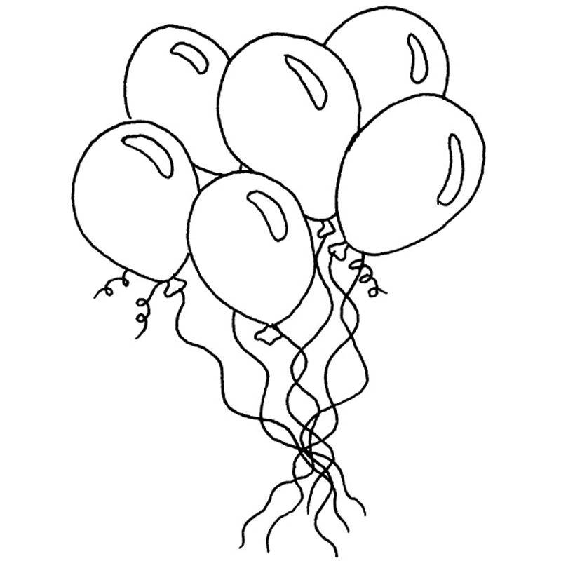 How To Draw A Balloon | Coloring Page
