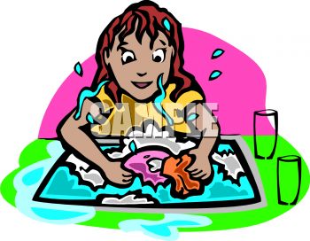 Clean Dishes Clipart
