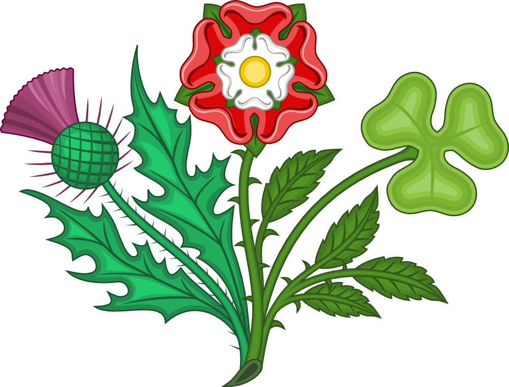Saint Pattys Day Floral Badges of the United Kingdom xochi.info ...