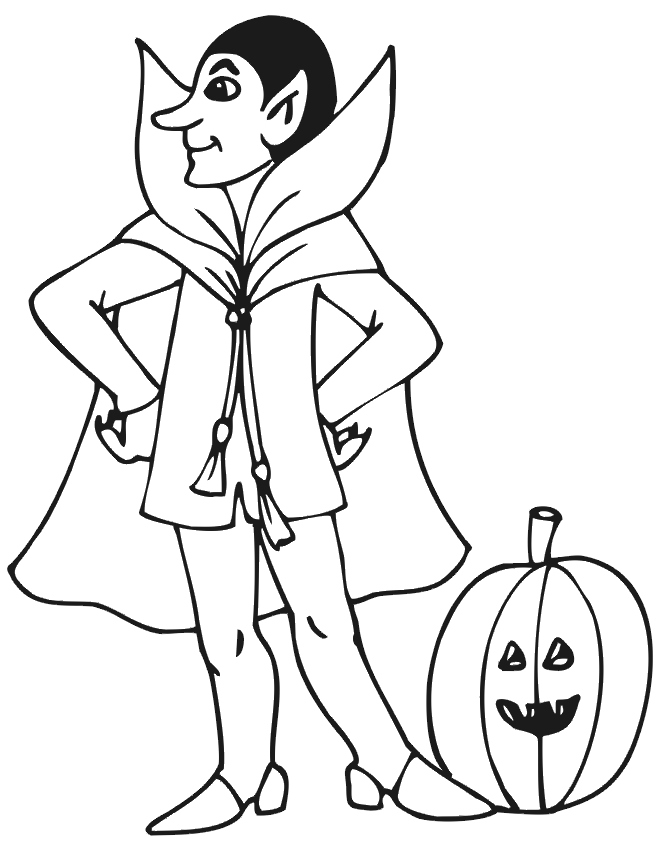 vampire mask Colouring Pages