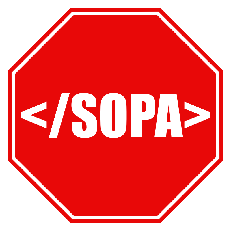 Clipart - Stop SOPA