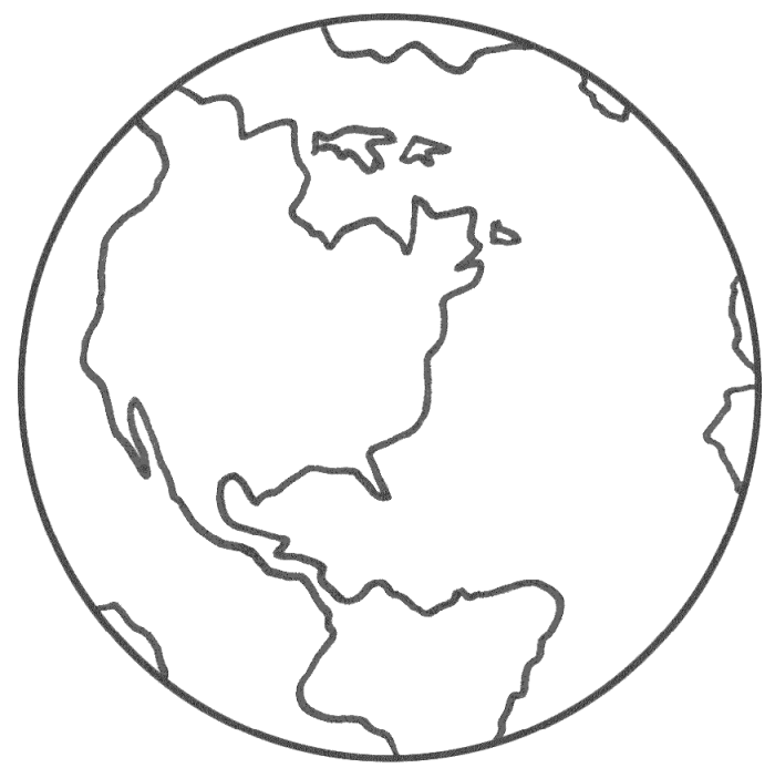 Coloring Pages Of Earth Images - Earth Day Cartoon Coloring Pages ...
