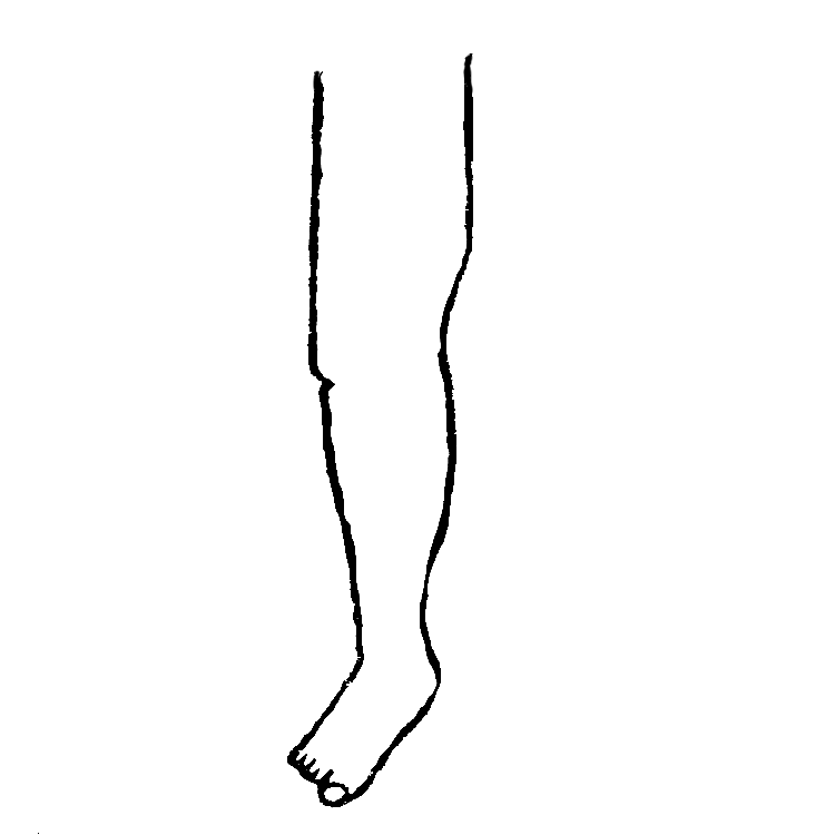 leg clip art black and white - photo #6