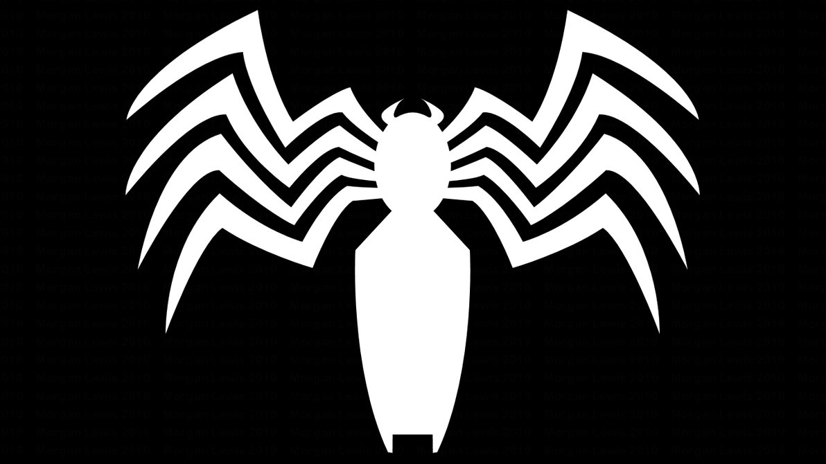 Black Spider-Man and Venom Symbol WP by MorganRLewis on DeviantArt