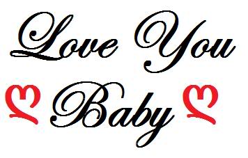 Facebook Graphics - Love You Baby Hearts Graphic