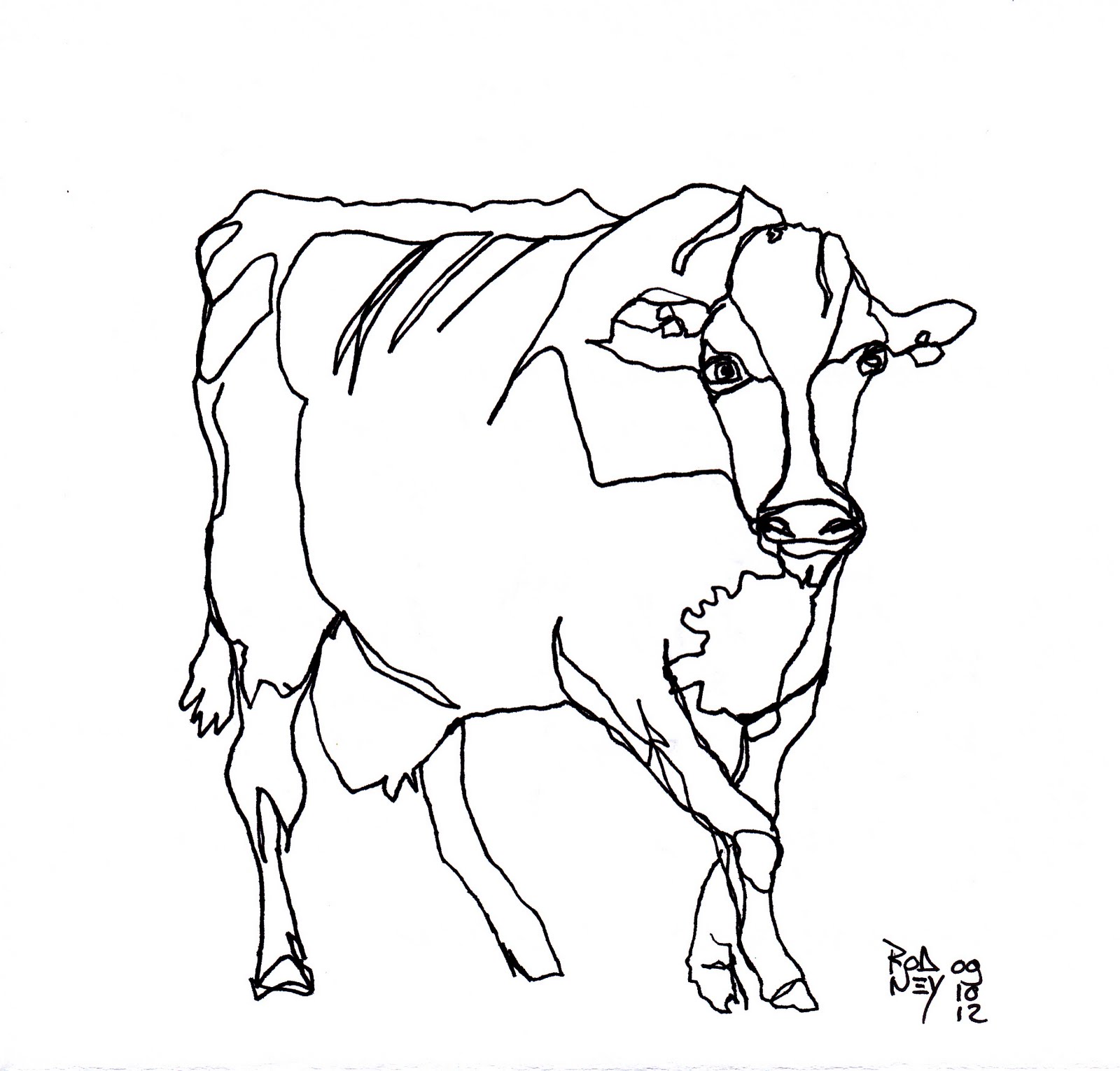 Out Line Drawing Of Animals | Line Drawing - Cliparts.co