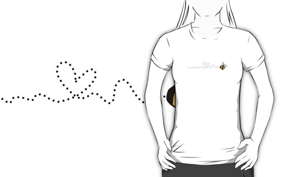 bee love trail" T-Shirts & Hoodies by Corrie Kuipers | Redbubble