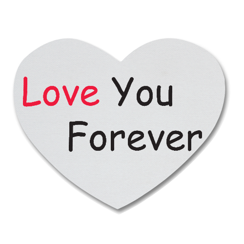 love-you-forever-heart-shape- ...