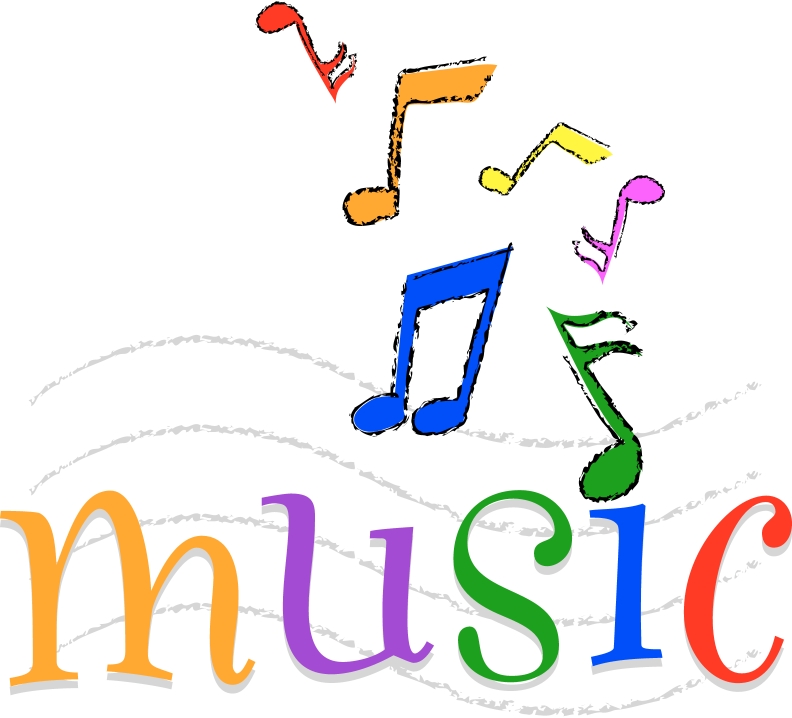 Coloured Single Music Notes