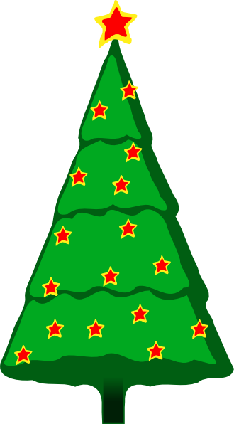 Christmas Tree clip art Free Vector / 4Vector