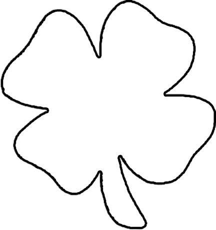 Four Leaf Clover Coloring Pages | quotes.lol-rofl.com