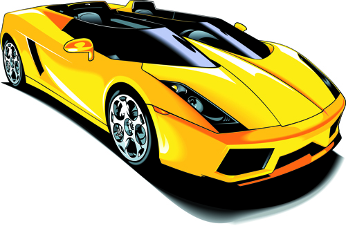 Set of Various Sport Cars vector 03 - Vector Car free download