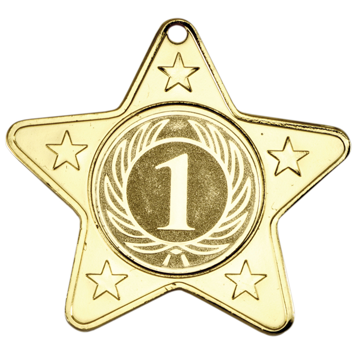 Just Reward Star shaped medal