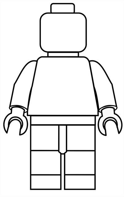 Blank Lego Person. Fun printout. | Education style | Pinterest