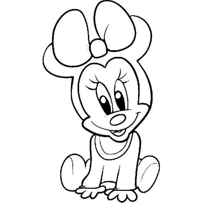 Baby Minnie Mouse Pictures To Print - AZ Coloring Pages