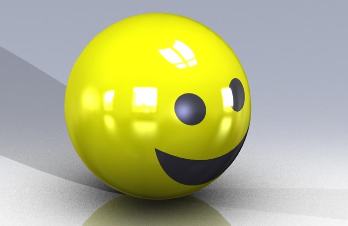 Smiley Face - SOLIDWORKS - 3D CAD model - GrabCAD