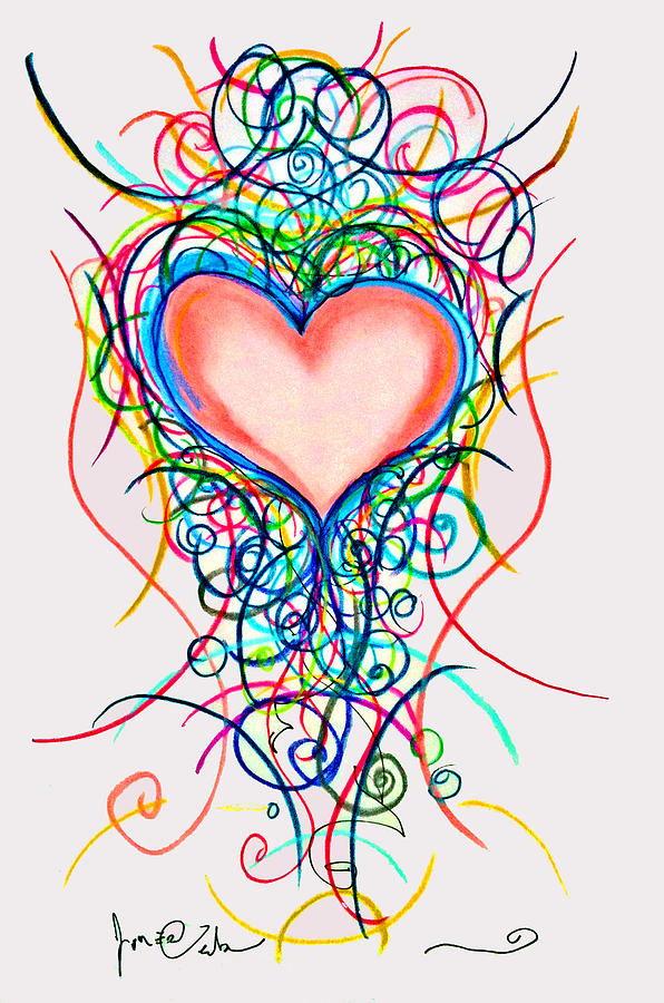 Awesome Drawings Of Hearts - Gallery