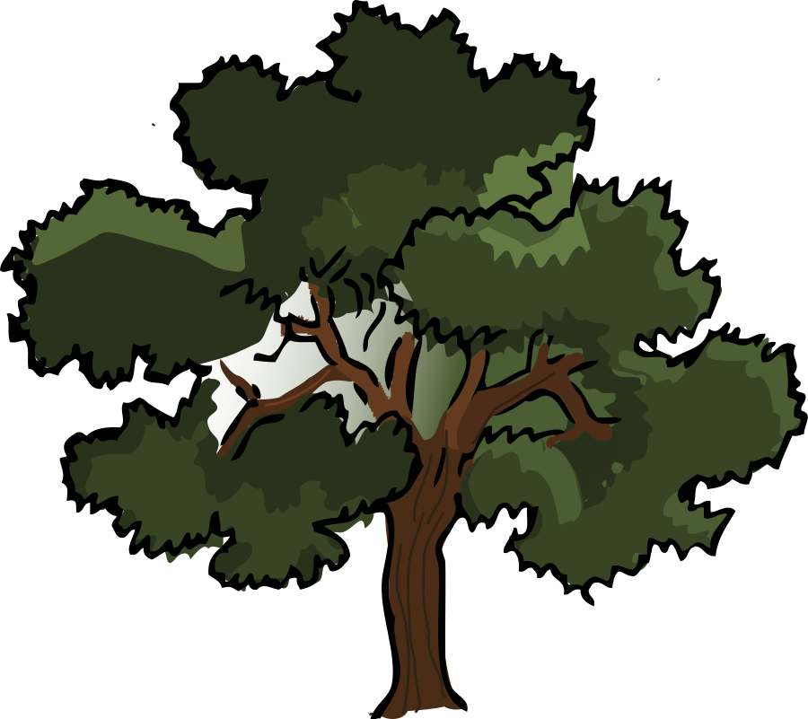 Oak leaf silhouette Clipart, vector clip art online, royalty free ...