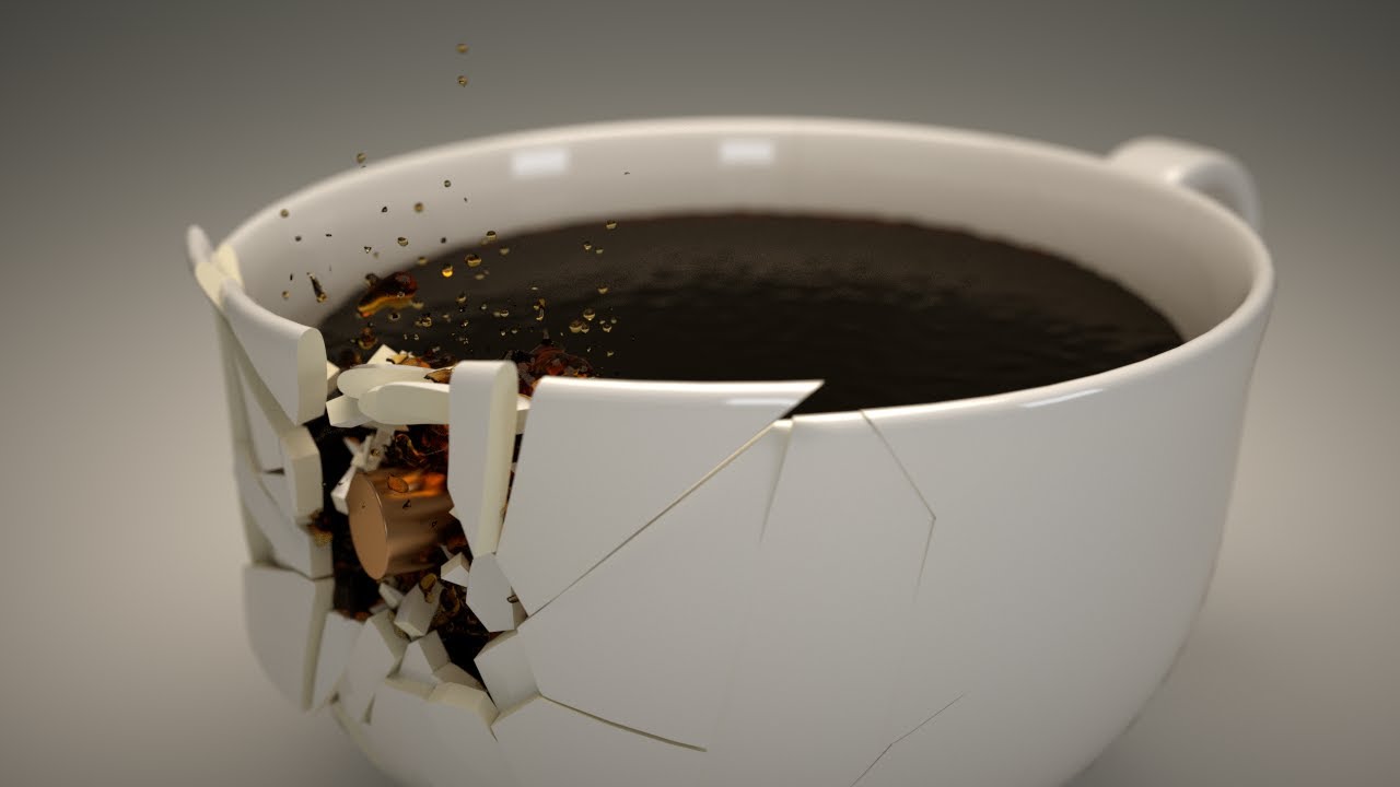 Shattering a Coffee Cup - Part 05 - Compositing in Blender - YouTube
