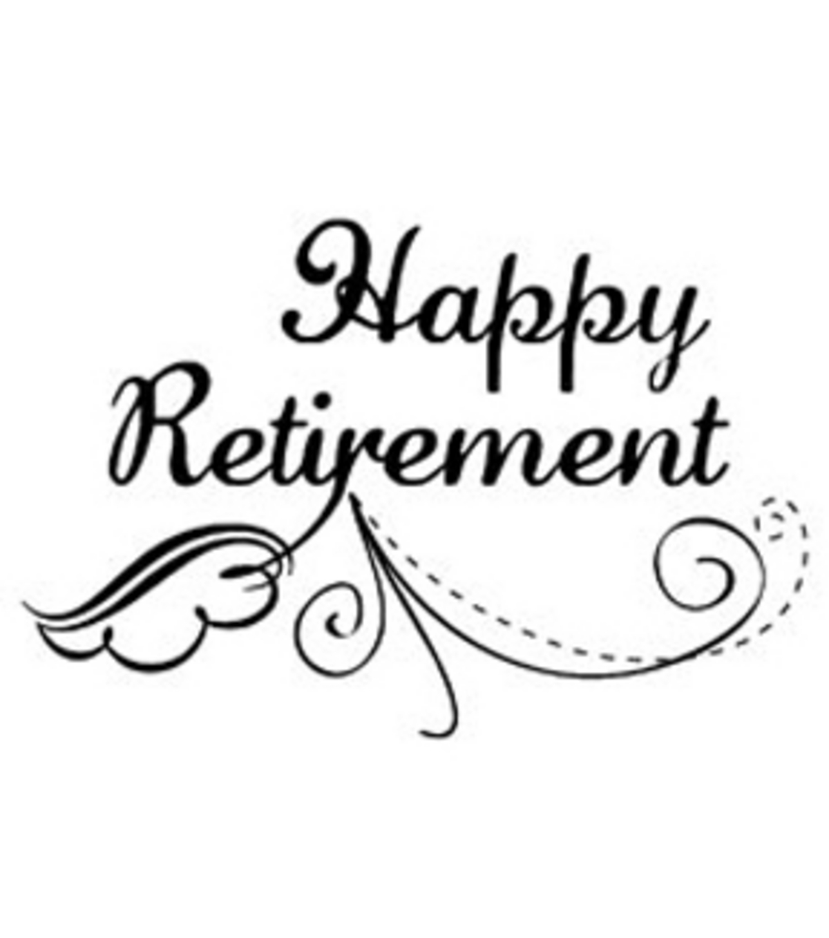 Magenta Cling Stamps-Happy Retirement | Jo-Ann