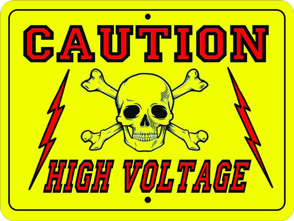 High Voltage Electric Security Fence Supplies - Signs