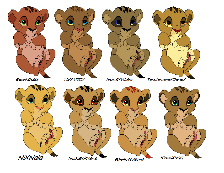Lion King Adoptable Cubs by Skye : Adoption