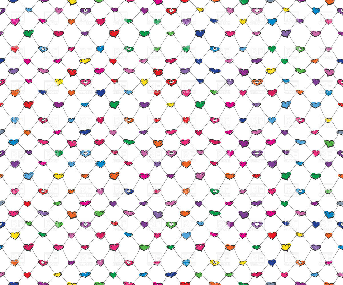 Abstract seamless grid made of small hearts, 28224, Backgrounds ...