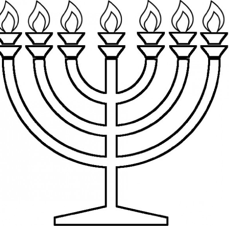 Chanukah Is Nice And Decorated With A Fun Coloring Page - Kids ...