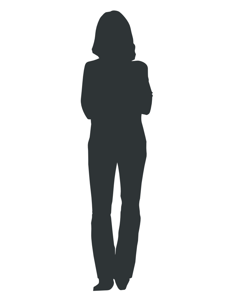 OnlineLabels Clip Art - Person Outline 4