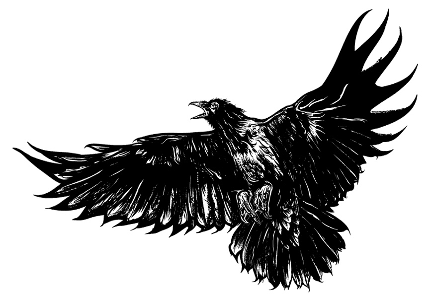 Crows Flying Tattoos