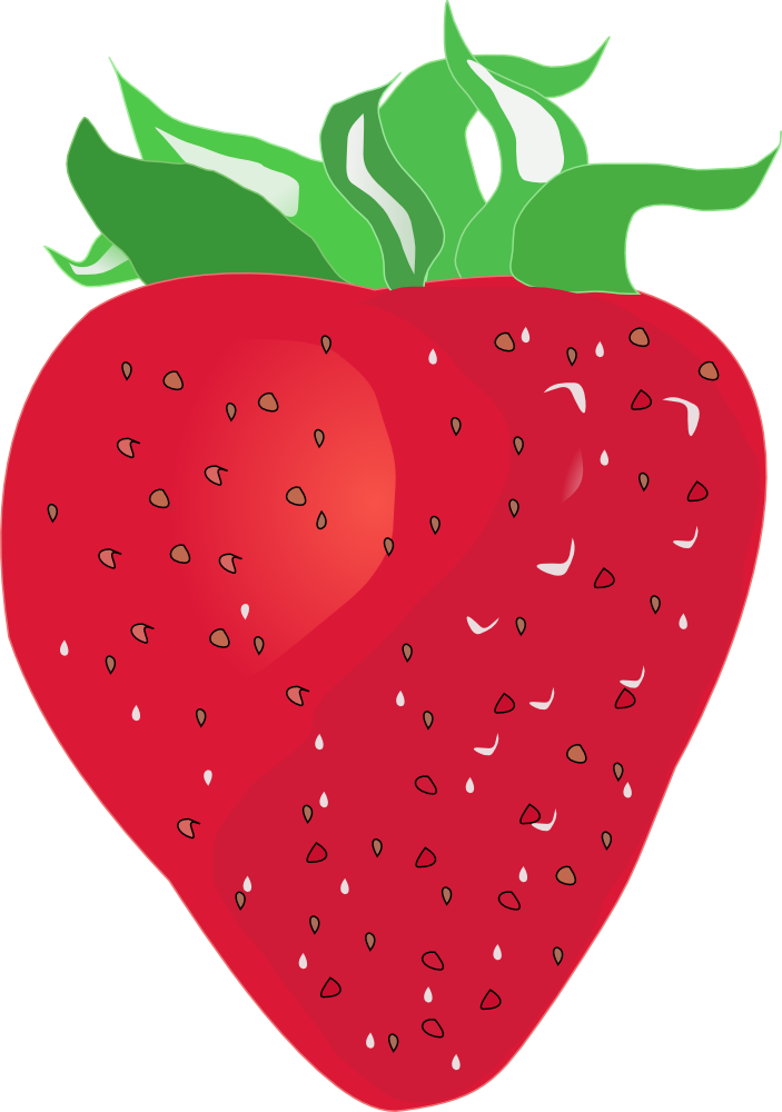 OnlineLabels Clip Art - Strawberry