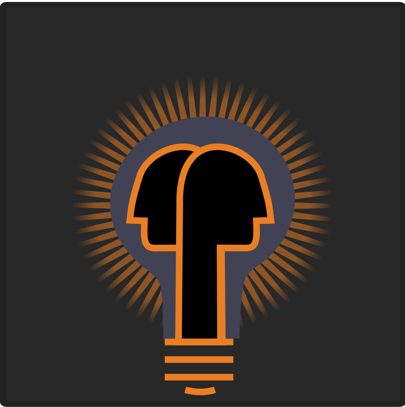 Psy bulb icon Free Vector / 4Vector