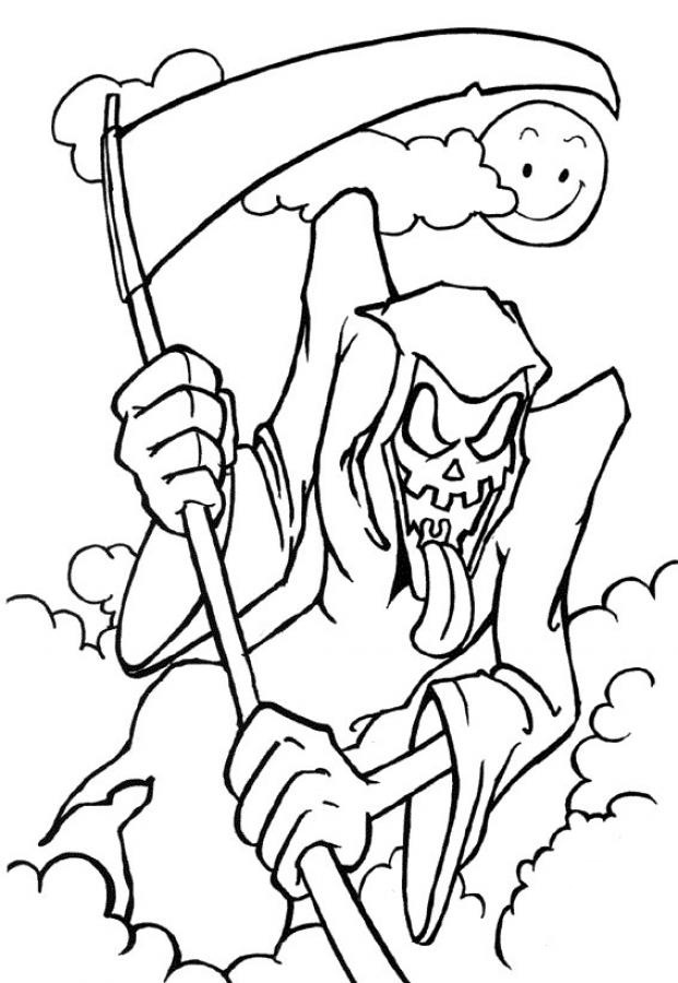 Scary Monster Coloring Pages - Cliparts.co