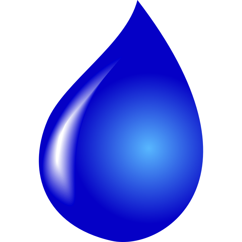 Clipart - water drop