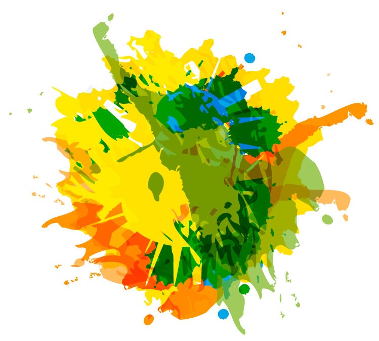 Abstract Ink Splash Background Vector Graphic | Free Vector ...