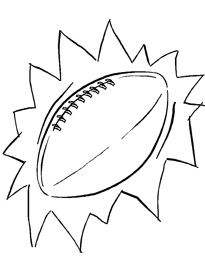 Pictxeer » Search Results » Football Coloring Page