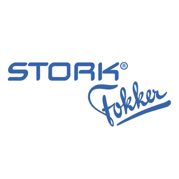 Stork fokker Free Vector / 4Vector