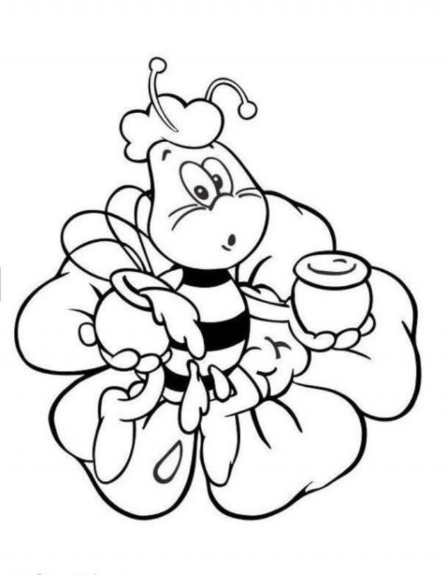 Download Willi And The Honey In Maya The Bee Coloring Pages Or ...