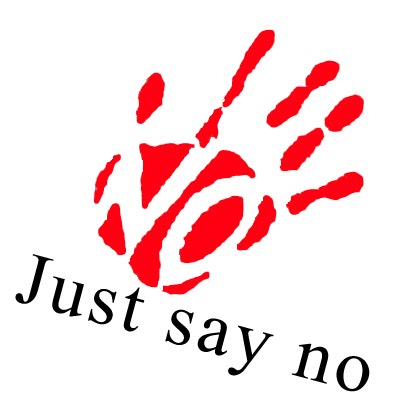 Just Say No Sign - ClipArt Best