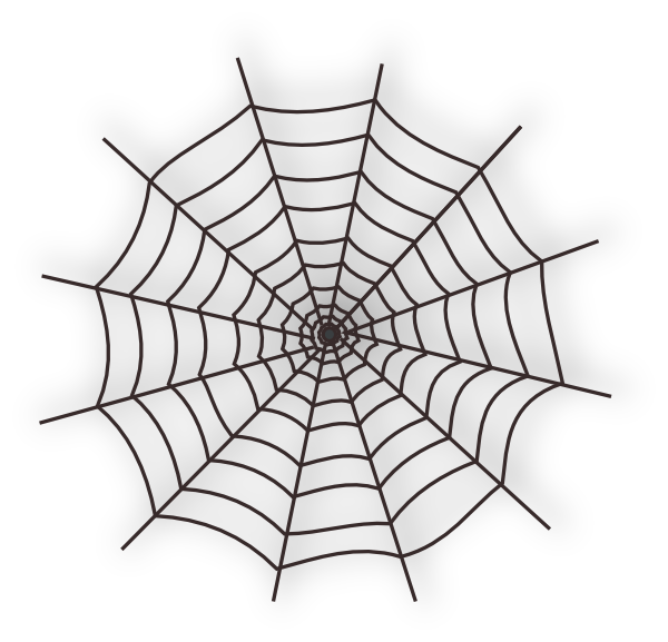 Spider Web clip art - vector clip art online, royalty free ...