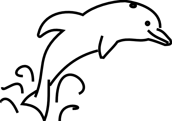 Dolphin Clip Art Black And White Free | Clipart Panda - Free ...