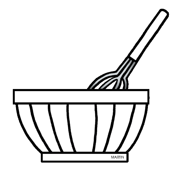 Mixing Bowl Clipart Black And White | Clipart Panda - Free Clipart ...