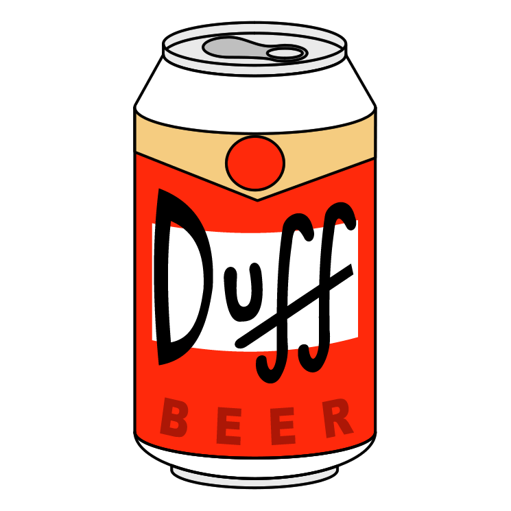 Duff beer Free Vector / 4Vector