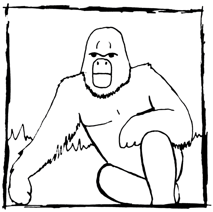 Gorilla Clip Art Cartoon
