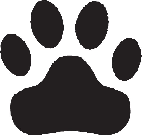 dog paw print clip art free download - photo #5