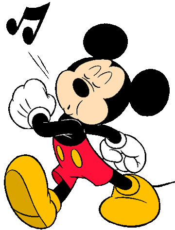 Mickey Mouse Music Clipart