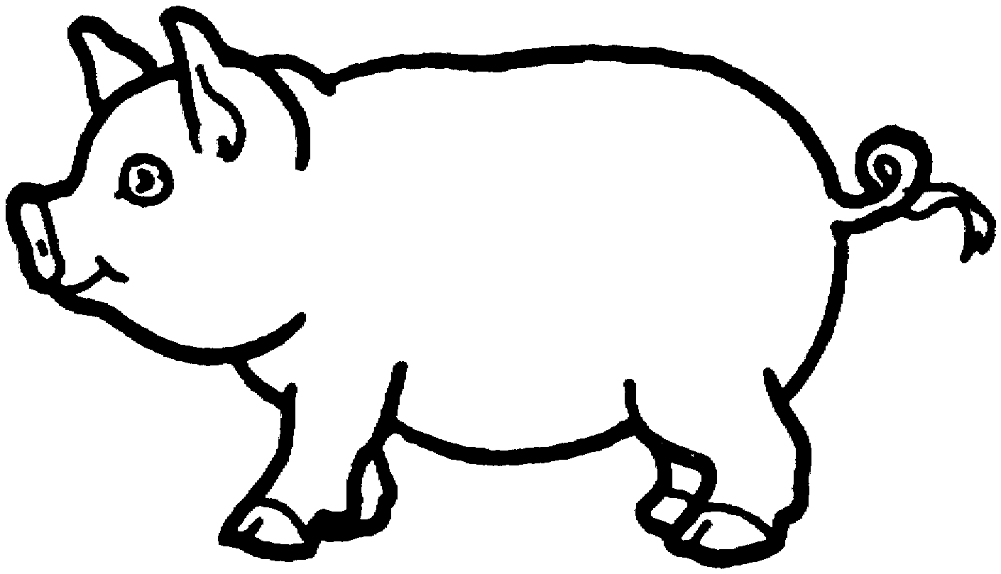 Pig Line Drawing - ClipArt | Clipart Panda - Free Clipart Images