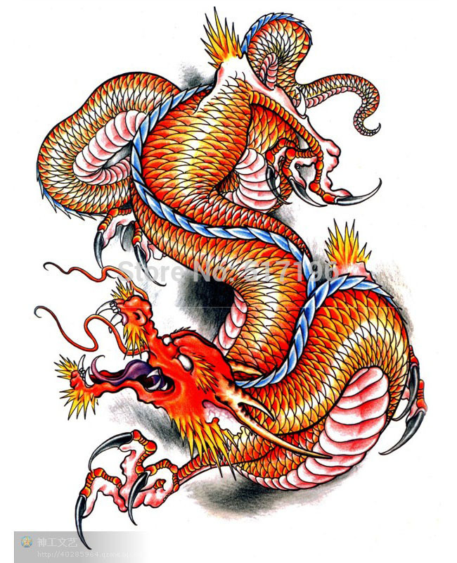 Dragon Tattoo Flash Promotion-Online Shopping for Promotional ...